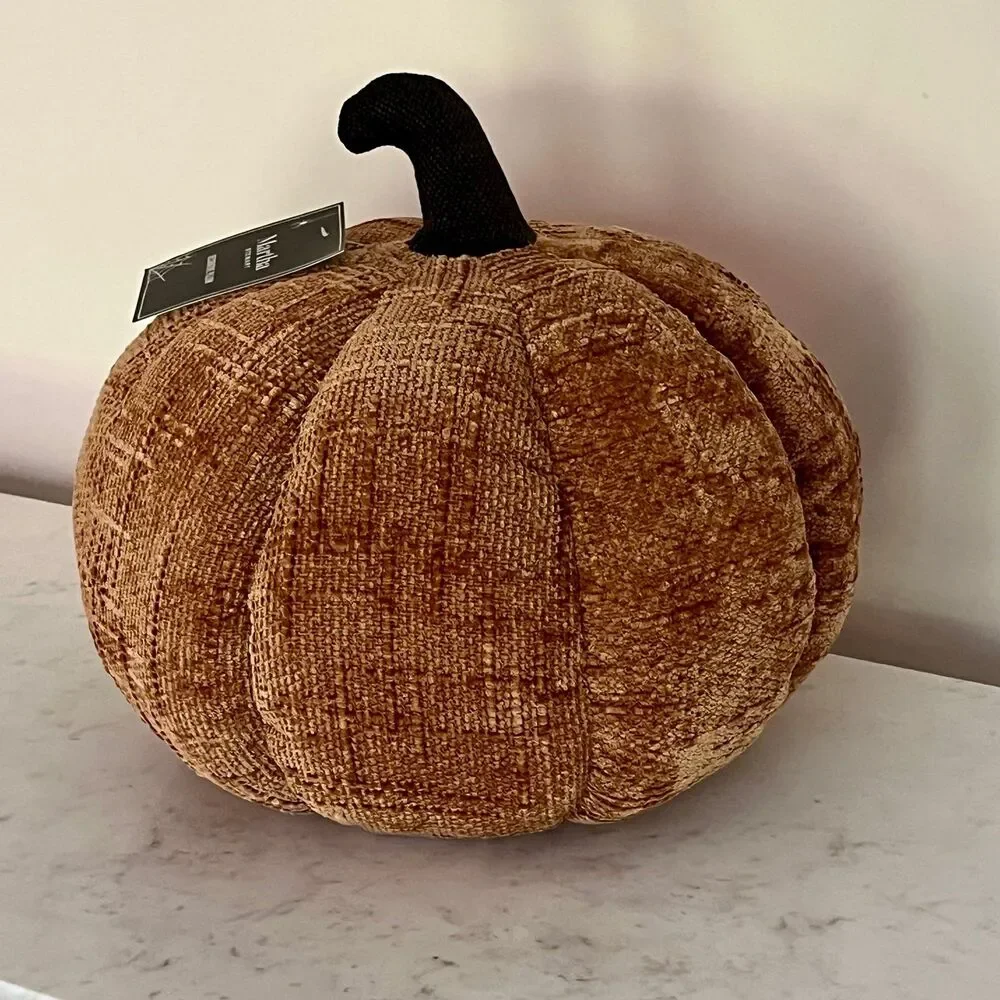 Martha Stewart Halloween Pumpkin Jack-o-Lantern Pillow